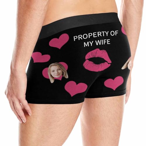 Custom Boxer Heart Boxer Valentine Boxer Picture Mens Boxers Girlfriend Face Boxers Custom Thong 5