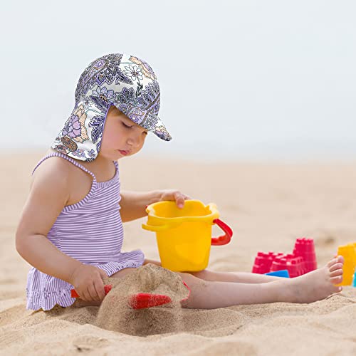 Image of Toddler Boys Sun Hat Kids Flap Hat Beach Sun Protection Hat UPF 50+ for Boys Girls