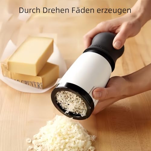 Rallador manual de queso acero inoxidable versátil miniatura 3