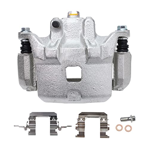 Image of Detroit Axle - Front Passenger Side Brake Caliper Ceramic Brake Pads Replacement for Infiniti I35 Nissan Maxima Altima - 3pc Set