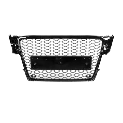 Grilles avant grille de pare-choc nid d'abeille avec plaque A4 B8 2008