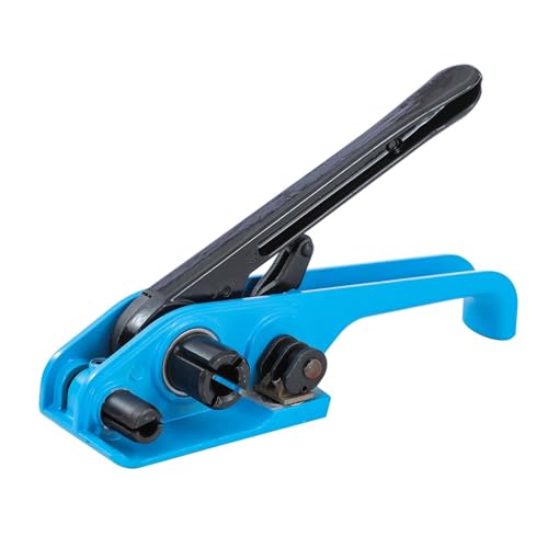 KATSU Manuelles Umreifungsgerät, für 11mm-19mm Breite PP/PET Kunststoffspanner Umreifungsband Kit, Palette Bandspanner Umreifung Bebänderung Spanngerät Handversiegelungsspanner