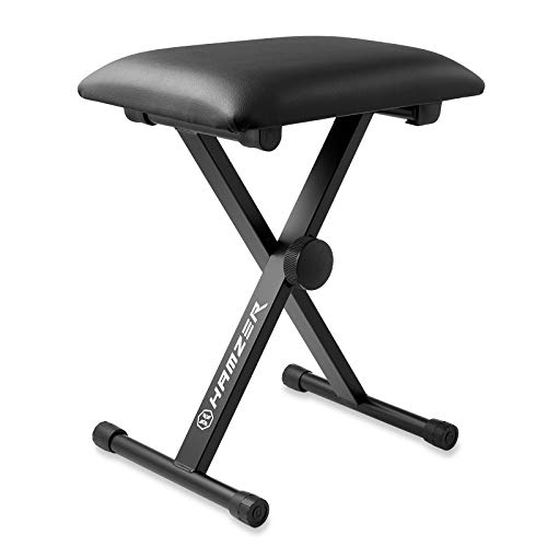 Hamzer 209-BLACK WITHI H-STAND 61 Key Keyboard Piano thumb #5
