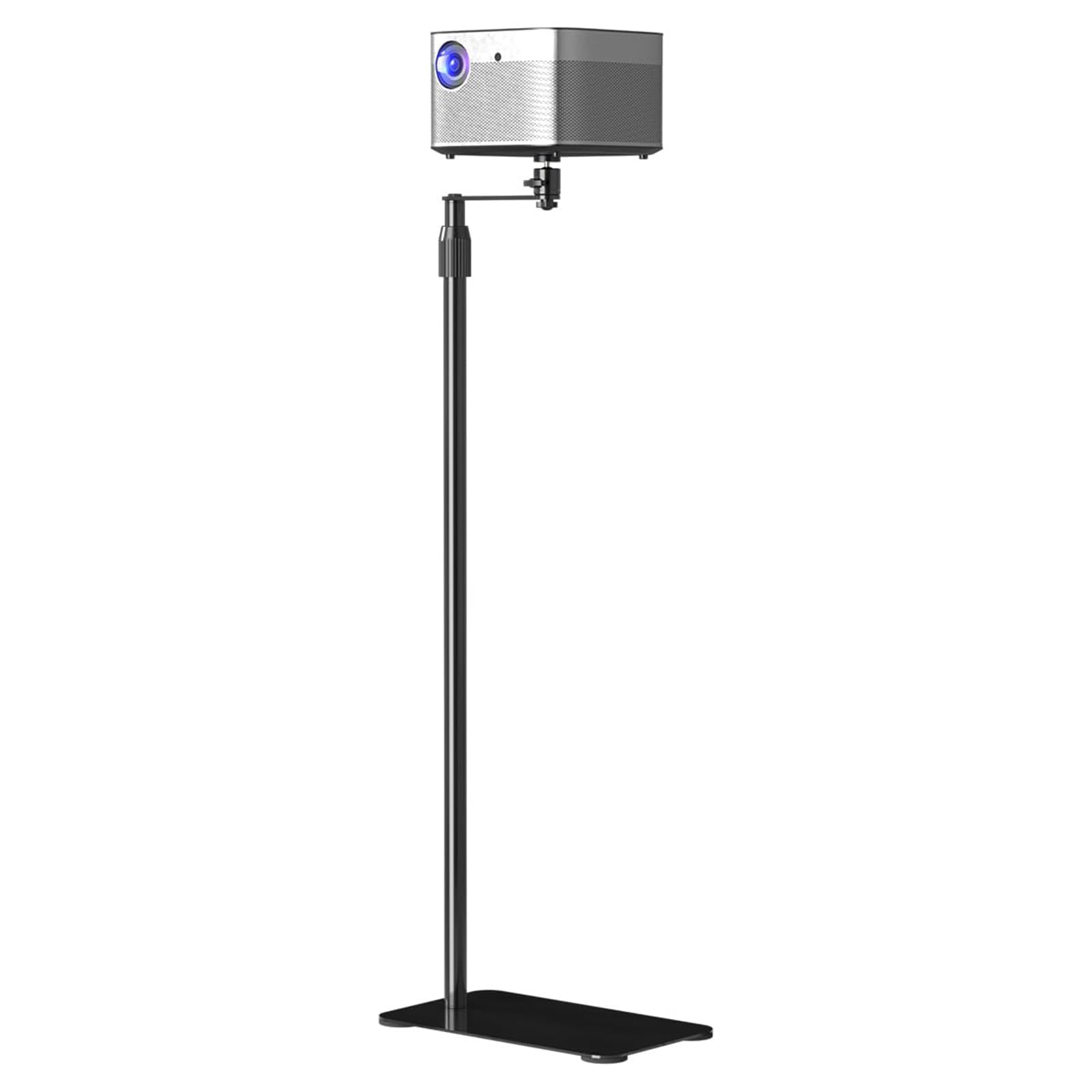 Soporte para proyectores con giro de 360 grados, inclinaciones, compatibilidad universal para el hogar, construcción de metal, proyectores de techo, soporte de montaje