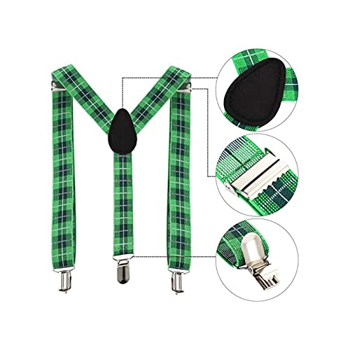 Set Día de San Patricio Sombrero, Corbata y Tirantes miniatura 3