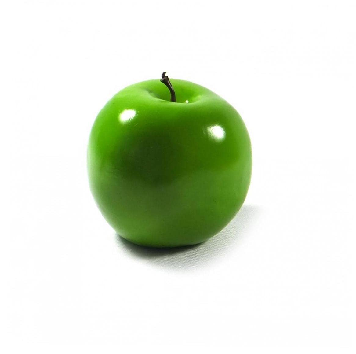 Ruluti Green 6Pc Artificial Granny Smith Apple Apples - Plastic Fruit - Six Pieces