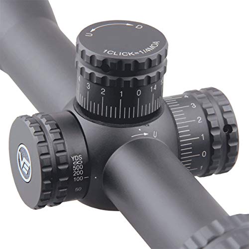 Vector Optics 6-24x50 Rifle Scope Second Focal Plane SFP Rifle Scope with Illuminated BDC Reticle,1 Inch Tube and Parallax Adjustment - Image 3