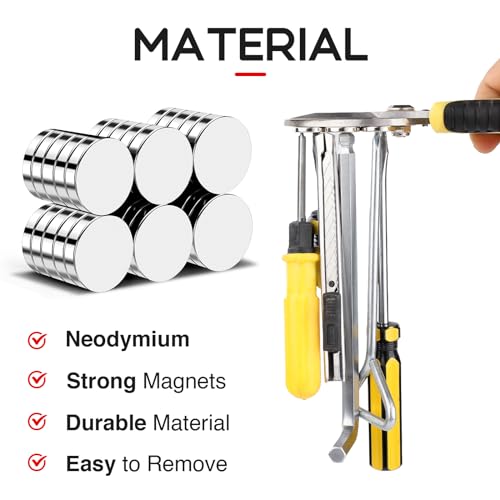 Image of 30Pcs Small Strong Magnets, 18x3mm Round Refrigerator Magnets