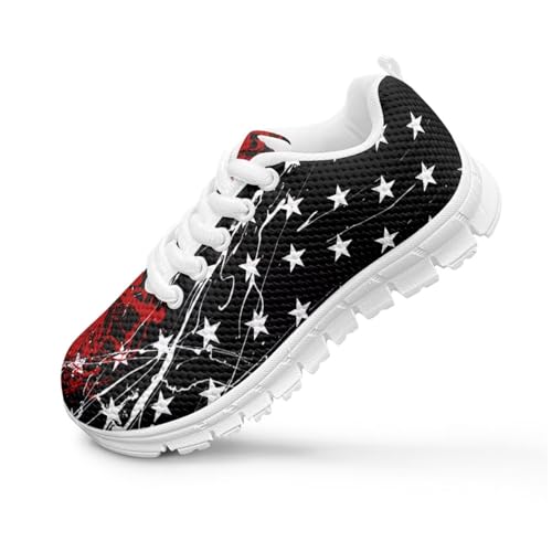 PinUp Angel Girls Adorable Graphic Breathable Sneakers Lightweight Lace Up Tennis Shoes for Running Walking3