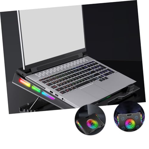 Base refrigerante para laptop con RGB y funciones múltiples miniatura 5