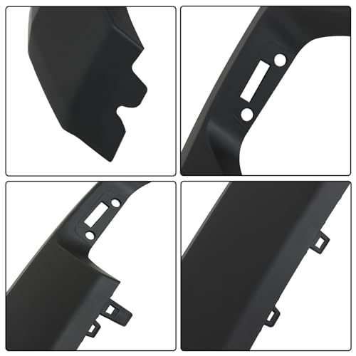 Image of labwork Matte Black Front Bumper Skid Plate Lower Valance Molding Trim ML34-17F771-ACW Replacement for F150 2021-2023