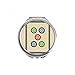 Mahjong Circle Dots 5 Tile Pattern Hand Compact Mirror Round Portable Pocket Glass