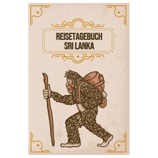 Reisetagebuch Sri Lanka: Reisebuch für den Urlaub - inkl. Packliste zum Selberschreiben und Selbstgestalten | Erinnerung für Weltenbummler & Paare | Notizbuch als Geschenk für Flitterwochen