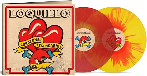 Corazones Legendarios (2 LP) Splatter Rojo y Amarillo [Vinilo]