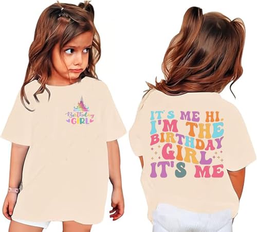 Image of Birthday Girl Shirt for Kids Its Me Hi Im The Birthday Girl Tshirts Outfit Magic Kingdom Graphic Tees Tops