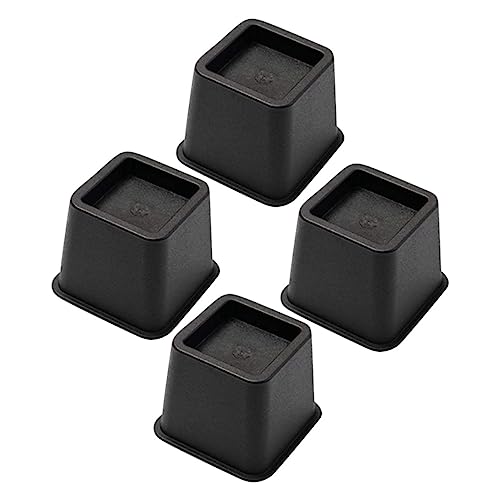 Luxshiny 4pcs Furniture Risers for Sofa Couch Bed and Desk Heavy Duty Riser Elevators for Increased Height Easy Installation Material for Stability and Convenience