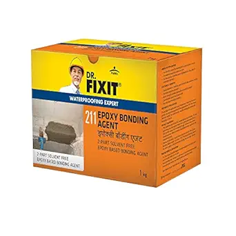 DR. FIXIT Epoxy Bonding Agent - 1Kg, Suitable for Bonding new to old concrete, bricks and steel components, bricks, tiles