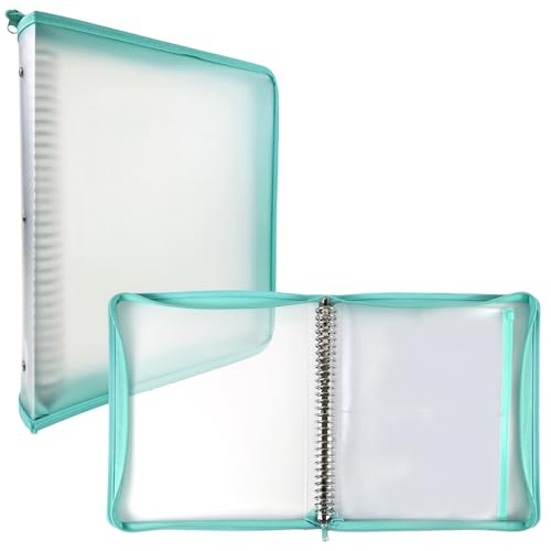 Amazon | mottoカミモノフリーク ファスナー付きバインダー ミント