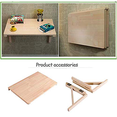 Table murale pliante en bois pour libérer l'espace des petits studios - 5