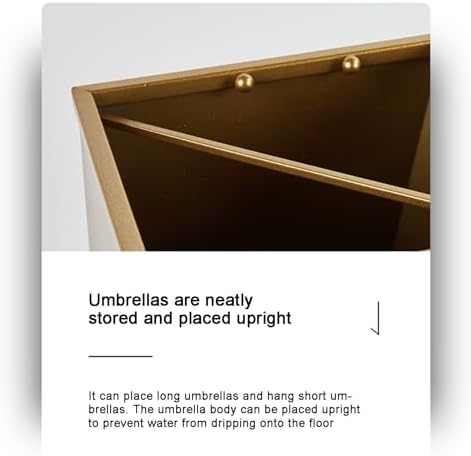 Large Capacity Metal Umbrella Stand Sturdy Entryway Shelf for Office Hotel Hallway Stylish and Functional Design for Home nization