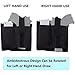 Neoprene Ankle Holster with Padding for Concealed Carry, Spare Magazine Pouch & Extra Elastic Secure Strap for Pistol Concealment for Women Men Fits for Small to Medium Frame Pistols and Revolver