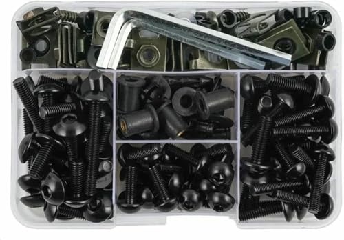 Boulons de carénage de moto 177 pièces vis et clips pour Kawasaki Ninja et Versys