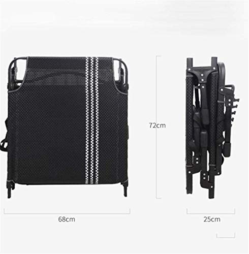 Chaises de camping légères et lit pliant réglable multifonction - 4