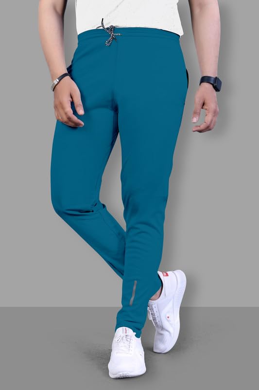 Image of NoseQueen Regular Track Pants for Man | Men Trackpant | Night Pants for Man with with Zippered Pockets, Drawstring Waist