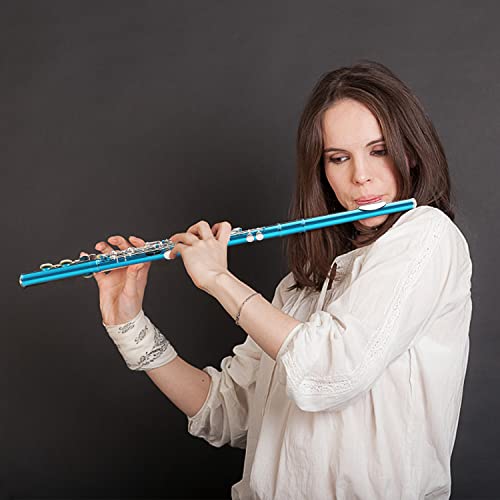 Lesage FLUTE-SBL Closed Hole C Flutes 16 Key Blue Flute thumb #7