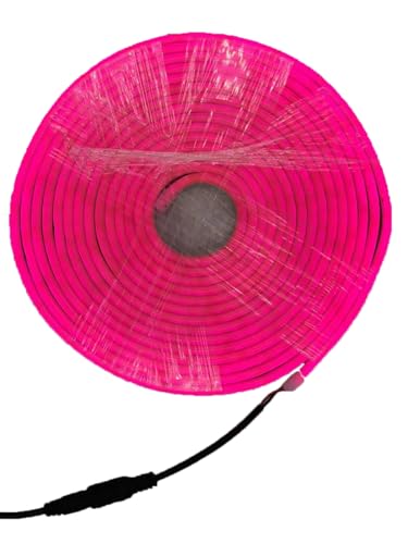 5m Mangueira Fita Led 12v Neon Corte 2,5cm Alto Brilho Ip66 Colorido Com + Fonte (Laranja)