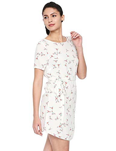 Image of oxolloxo Women's Viscose A-Line Knee-Length Dress