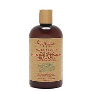 SheaMoisture-Manuka-Honey-Mafura-Oil-Intensive-Hydration-Shampoo-13-oz SheaMoisture Intensive Hydration Shampoo for Dry, Damaged Hair Manuka Honey and Mafura Oil Sulfate-Free 13 oz