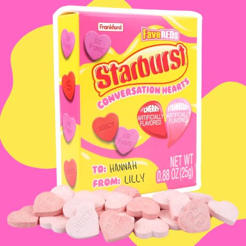 Starbursts Conversation Hearts, Dulces Clásicos Día San Valentín miniatura 4