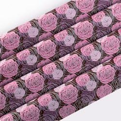 Chocolate Transfer Sheet Roses, Pack of 2 Sheets; Each Sheet 16" X 10"