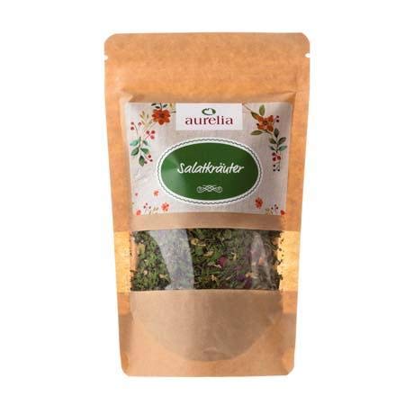 Aurelia Salatkräuter 1000g – Bunte, getrocknete Kräutermischung für Salate, Dressings & Brot – Ohne Zusätze, glutenfrei