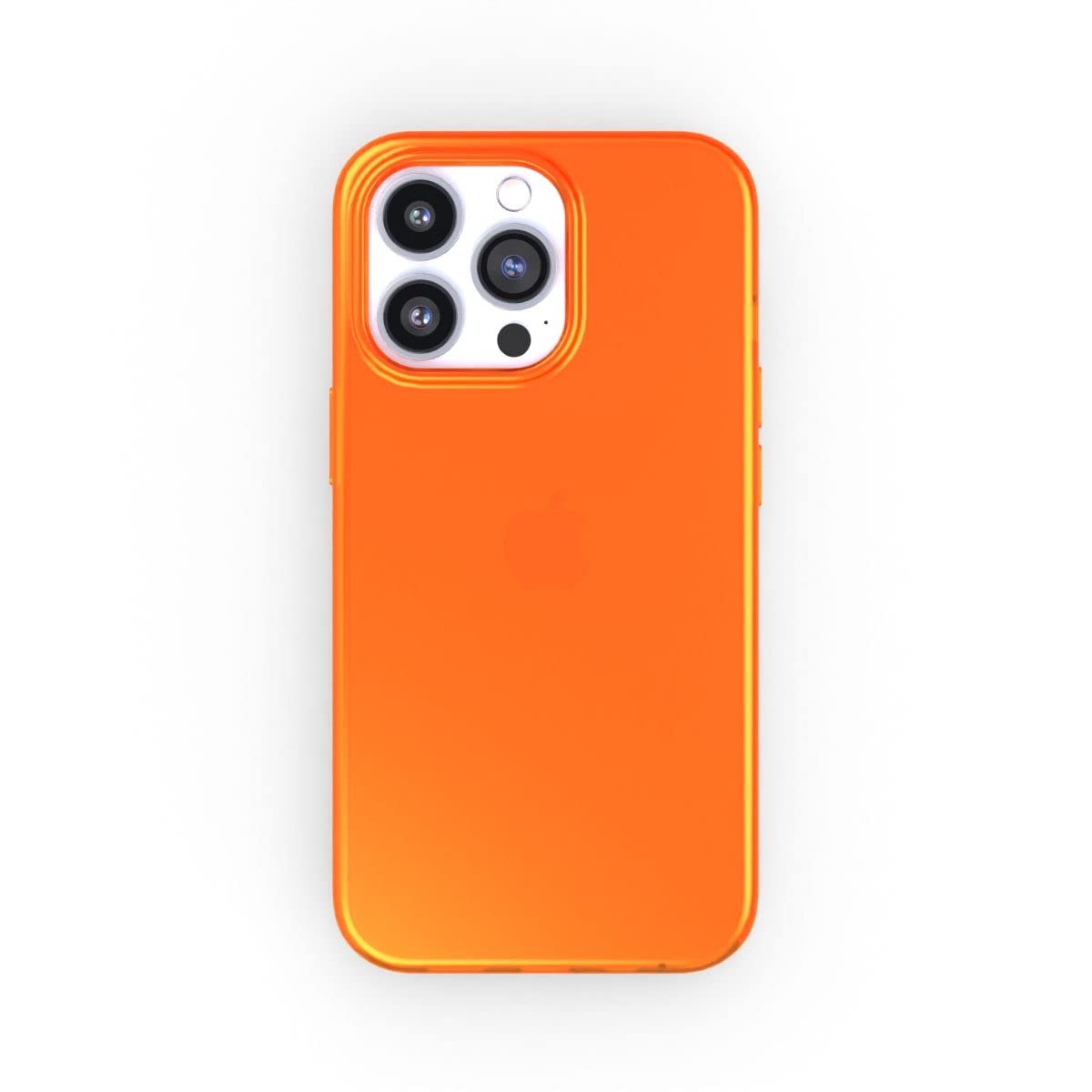 FELONY CASE - iPhone 14 Pro Max NEON ORANGE CRYSTAL CLEAR CASE