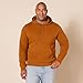Amazon Essentials Men's Pullover Sweatshirt Hoodie, Big & Tall Options Available, Rust Orange, Medium