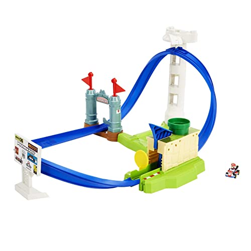Include un Mario Kart per iniziare a giocare immediatamente; parcheggialo nella torre al termine della sfida