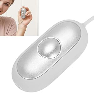 Slaaphulp voor volwassenen apparaat, slaaphulpinstrument, USB-oplaadapparaat, slaaphulpapparaat, kinderpillenapparaat met microstroom voor slapeloosheid en angst (zilver)