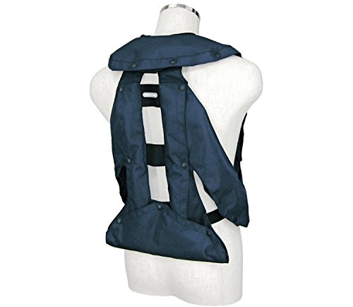 Hit-Air  Chaleco airbag Original, Color Azul, tamaño Small