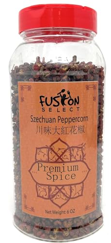 Fusion Select 6 Oz Premium Szechuan Peppercorn - Authentic Sichuan Whole Peppercorns for Chinese...