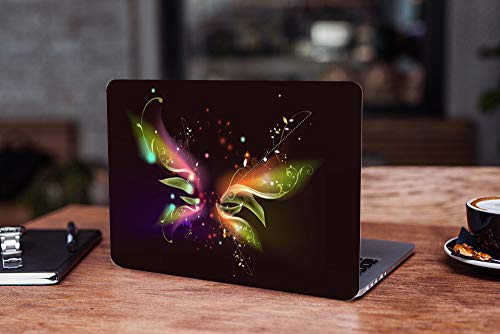 Image of GalaxsiaTM Butterfly D5 Vinyl Laptop Skin /Sticker /Cover /Decal Compatible for Any 14 inch Inches Laptop (Hp /Dell /Sony /Acer /Lenovo /Asus. Etc) Or Notebook.
