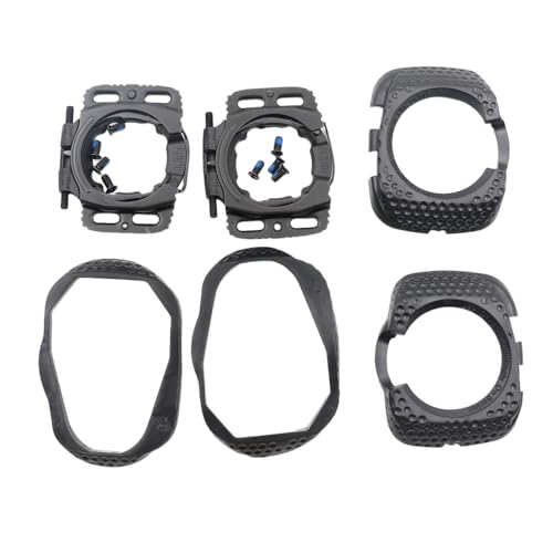 1 Set OEM Quick Release Cycling Shoes Cleats Self-Locking Pedal Aerodynamic for Wahoo Speed Zero Speed Standard Tension Cleats (Black)
