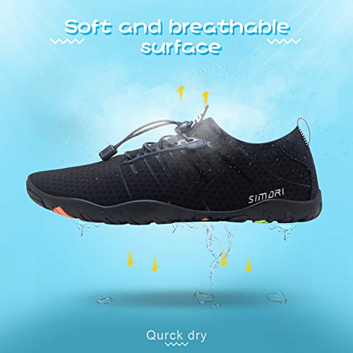 SIMARI Schnelltrocknende Wasserschuhe für Damen und Herren Sport Barfuß Tauchen Schwimmen Wellenreiten Wasser Gehen… - Image 5