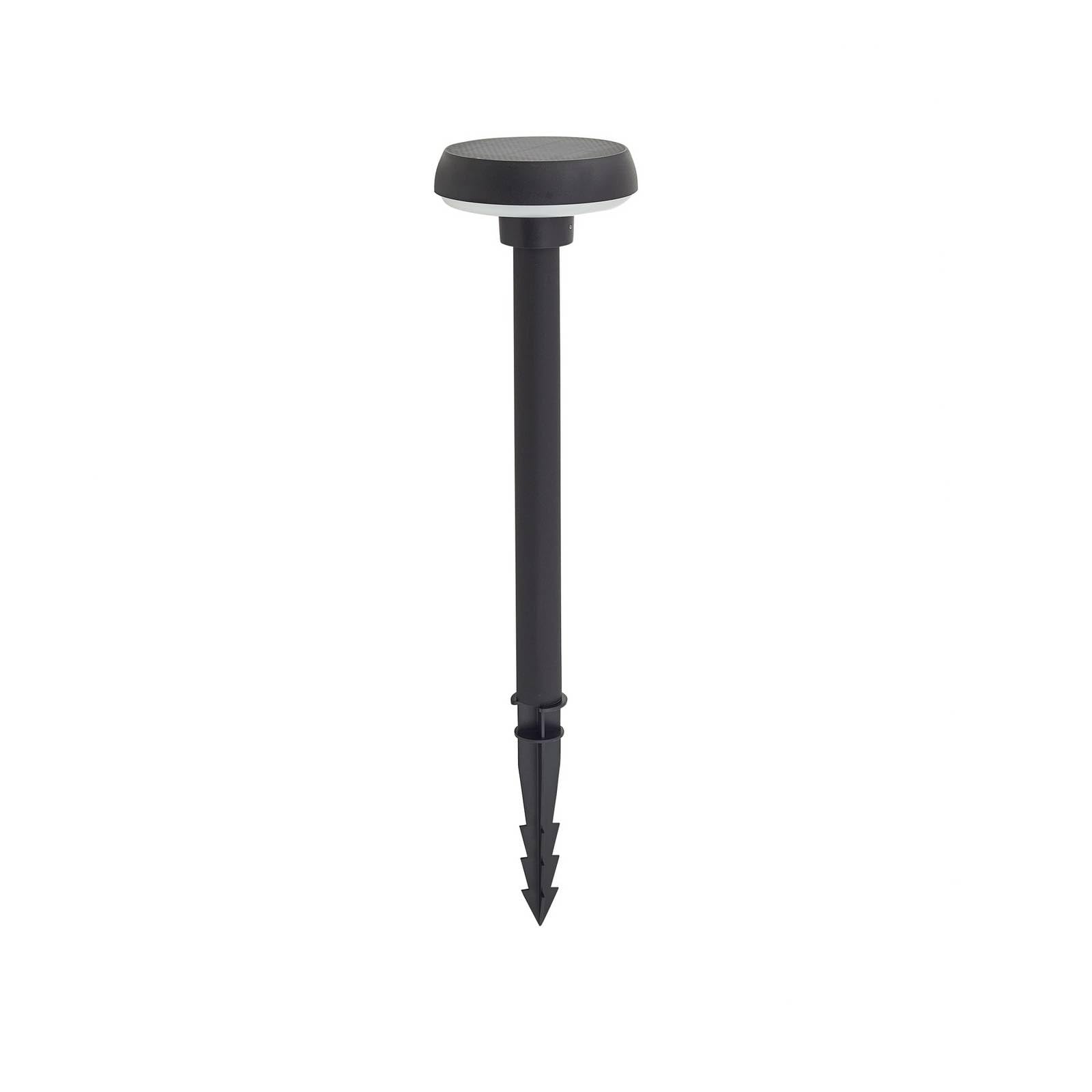 Lindby Lampade solari con sensore di movimento (Moderno) colore Nero, lampadina inclusa lampada solare giardino