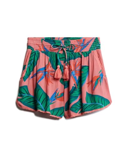 Superdry Para Mujer. W7110423A PantalóN Corto Playero Rosa (S), Casual, Viscosa - 8