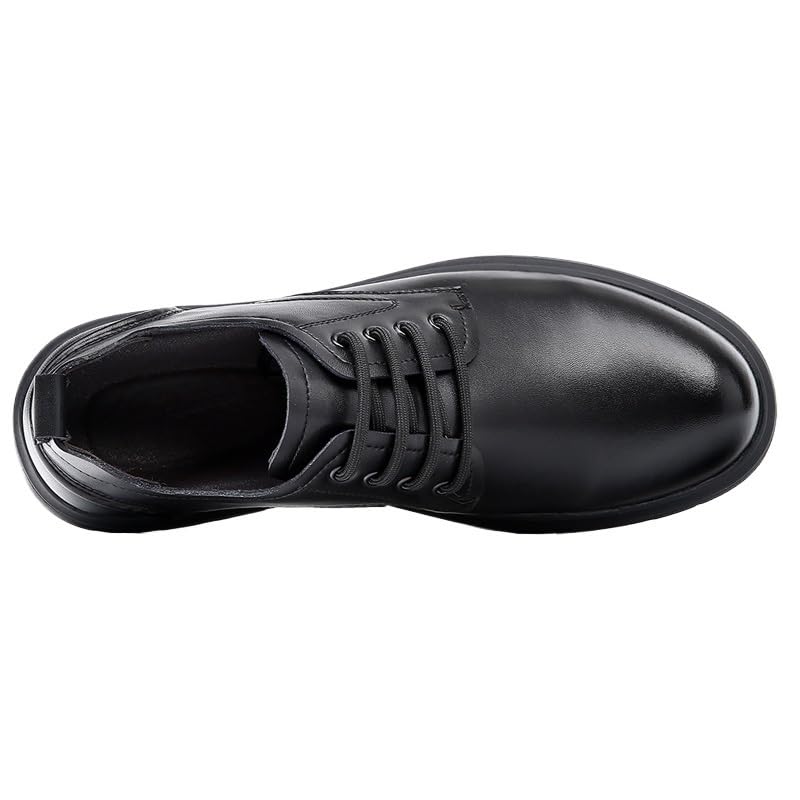 Mens Formal Oxford Shoes Calfskin Leather Party Classic Lace Up Office Anti-Slip Non Slip Resistant Shoe Round Toe2