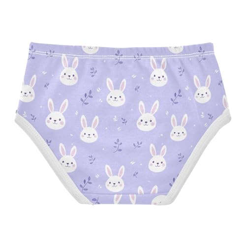Girls Underwear Soft Cotton Cute Rabbit Kids Panties in Sizes 2/3t, 4t, 5t, 6 and 82