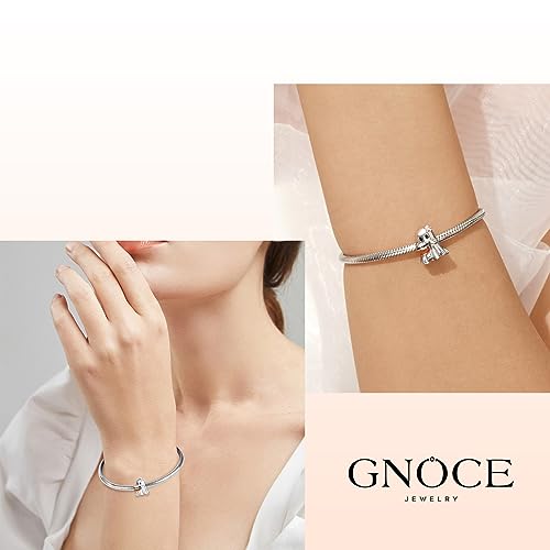 Image of GNOCE Witch Cauldron Pendant Charm,S925 Sterling Silver with Ruby Gemstones Dangle Charms Bead For Bracelets /Necklace Jewelry Gift For Women Girls Wife Daughter