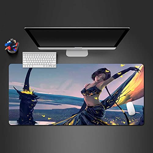 Tapis de souris gamer 1000x500 mm XXL tapis de bureau fille anime 3D
